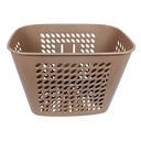 CANASTO UNIV. MODELO PASEO P/MOTO Y BICI MARRON PLASTICA VC (671M)