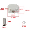 KIT PISTON HONDA CB190 R (61mm) (0.25) STD