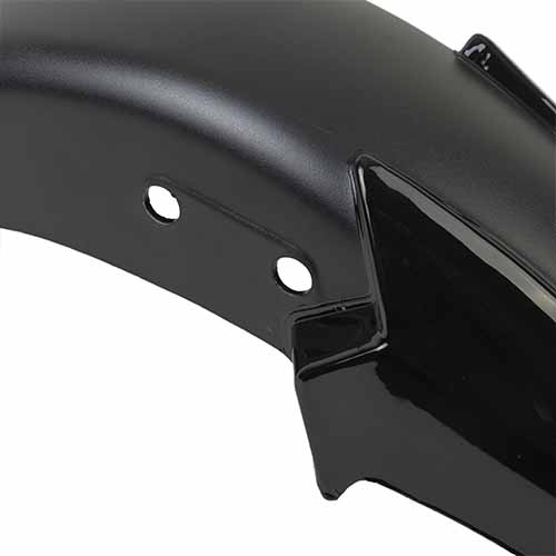 GUARDABARRO DEL. BAJAJ ROUSER 135 NEGRO (+ BABERITO) MTC