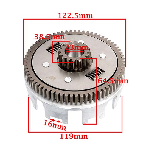 CAMPANA DE EMBRAGUE CON ENGRANAJE HONDA XR150L STD