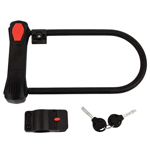 TRABA U KNOX 6008 11.5CMx23CM ESPESOR 11mm (2 Llaves) + Soporte