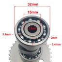 ARBOL DE LEVAS MOTOMEL VX150 STD