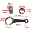 BIELA COMP. HONDA CG TITAN 2000/TITAN 99/XLR 125/TODAY (105.5x15x30) STD