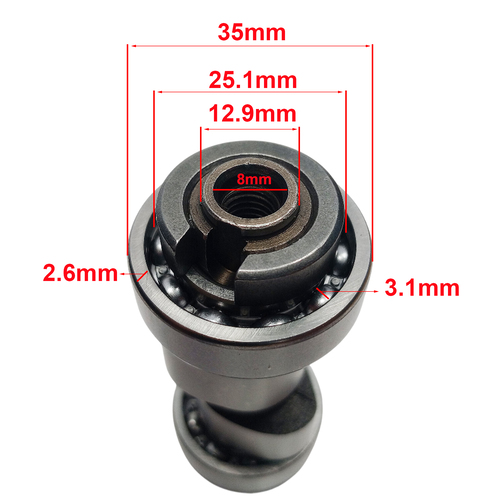 ARBOL DE LEVAS YAMAHA YBR 125 STD