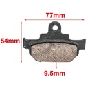 PASTILLAS DE FRENO SUZUKI RM 175 F/G - RM 250 F/G - SP 600F L ORA (91)