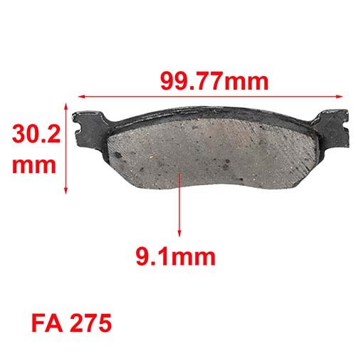 PASTILLAS DE FRENO YAMAHA SYGMA - CRYPTON ORA (99)