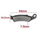 PASTILLAS DE FRENO HONDA CR 125/250 - XR250 88 - NX 250 ORA (70)