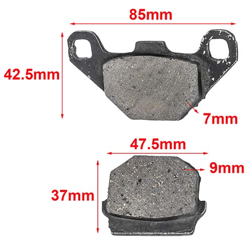 PASTILLAS DE FRENO KAWASAKI KM 125 - KX 125 / TRASERA ORA (49)