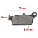 PASTILLAS DE FRENO HONDA XR 250 - NX 400 FALCON / TRASERA ORA (34)