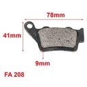 PASTILLAS DE FRENO HONDA CB 500 99 TRASERO - BETA - BMW - KTM ORA (100)