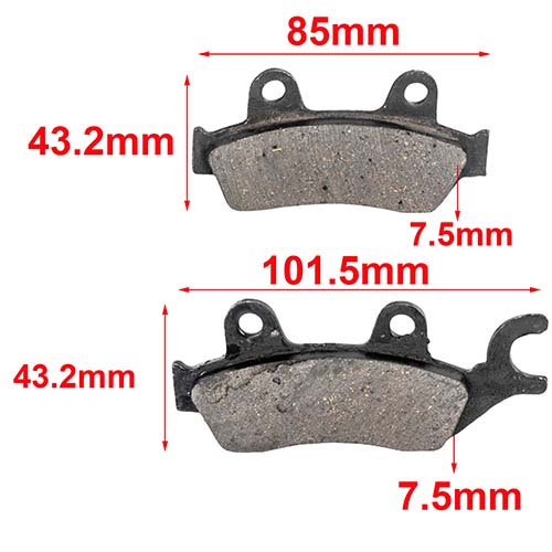 PASTILLAS DE FRENO HONDA STORM - CB 190 / DELANTERA ORA (501)