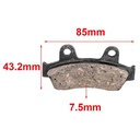 PASTILLAS DE FRENO HONDA BIZ - ELITE 125 ORA (505)