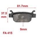 PASTILLAS DE FRENO BENELLI TNT 300 / TRASERA ORA (521)