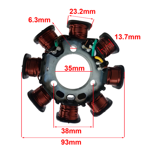 ESTATOR HONDA CG110 NEW TITAN DZE (2938)