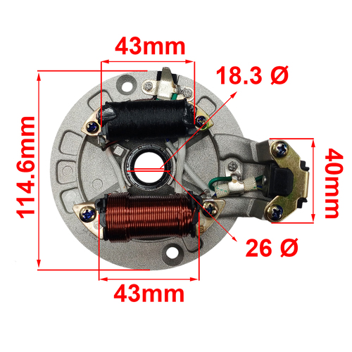 ESTATOR HONDA C100 BIZ STD