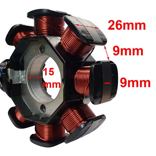 ESTATOR MOTOMEL SKUA 200 STD