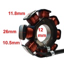 ESTATOR YAMAHA YBR 125 CHINA (8 BOBINAS) STD