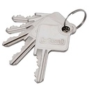 CANDADO (SOLO) 8102 BULLMASTIFF 10mm ESPESOR + 5 LLAVES ONGUARD