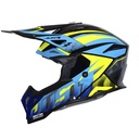 CASCO JUST1 J39 REVO BLUE FLUO YELLOW BLACK GLOSS XXL