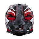CASCO JUST1 J39 REVO RED WHITE BLACK GLOSS S