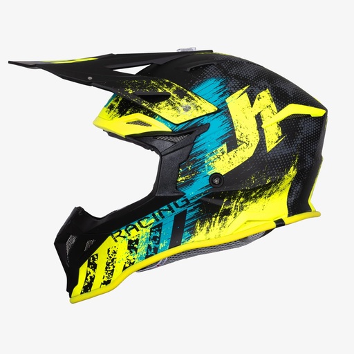 CASCO JUST1 J39 STORM BLUE FLUO YELLOW BLACK S