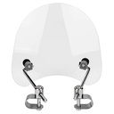 PARABRISAS TRANSPARENTE UNIVERSAL FARO REDONDO PRO CON SOPORTES HERITAGE MTC (NAC)