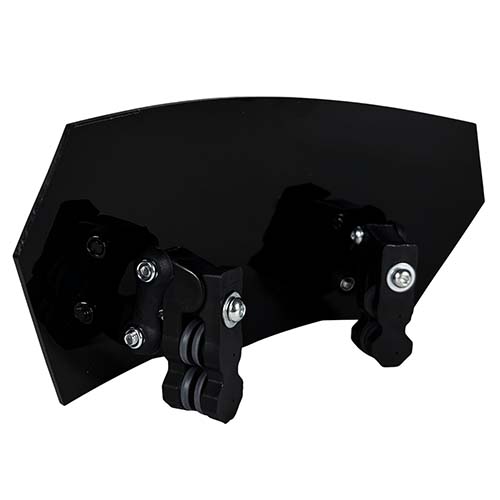 DEFLECTOR DE PARABRISAS NEGRO UNIVERSAL CON SOPORTE PHANTOM MTC (NAC)