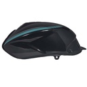 TANQUE DE NAFTA MOTOMEL NEW S2 150 TUBULAR NEGRO / VERDE C/TAPA OEM