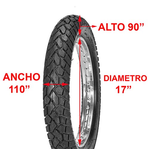 CUBIERTA HORNG FORTUNE 110X90X17 F921