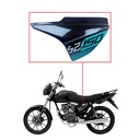 CACHA LATERAL MOTOMEL NEW S2 150 TUBULAR LADO IZQUIERDO NEGRO / VERDE OEM