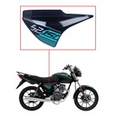 CACHA LATERAL MOTOMEL NEW S2 150 TUBULAR LADO DERECHO NEGRO / VERDE OEM