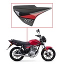 CACHA LATERAL MOTOMEL NEW S2 150 TUBULAR LADO DERECHO NEGRO / ROJO OEM