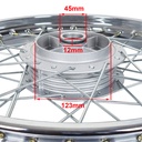 ARO DE LLANTA COMPLETO TRAS. YAMAHA YBR 125 STD