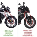 GUARDABARRO DEL. BAJAJ ROUSER NS200 GRIS MTC