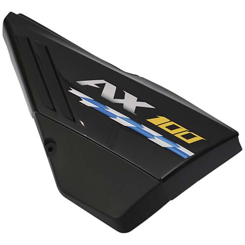 CACHA LATERAL SUZUKI AX100 NEGRO LADO DERECHO MTC
