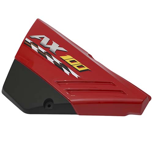 CACHA LATERAL SUZUKI AX100 ROJO LADO IZQUIERDO MTC