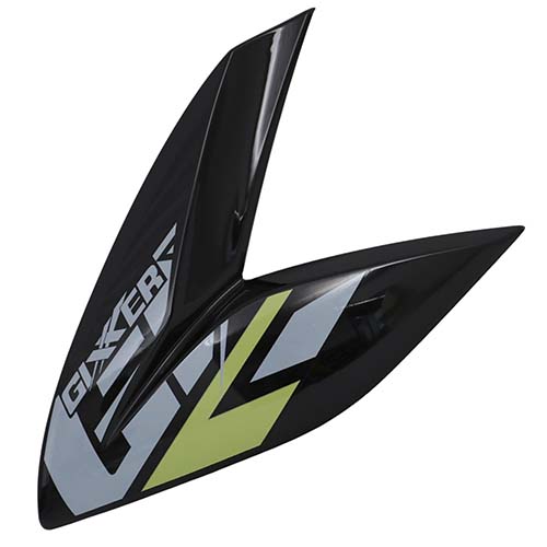 CACHA LATERAL TANQUE SUZUKI GIXXER 150 (2019-2025) NEGRO LADO IZQUIERDO MTC