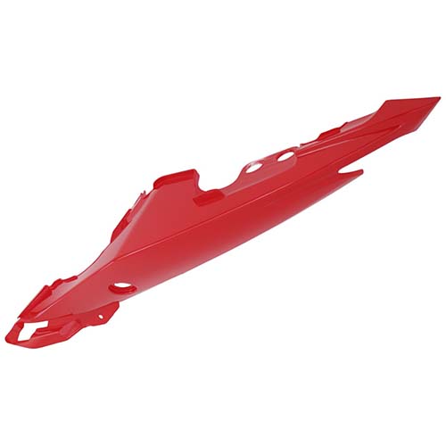 CACHA BAJO ASIENTO SUZUKI GIXXER 150 (2019-2025) ROJO LADO IZQUIERDO MTC