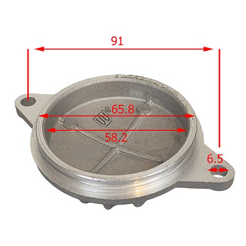 TAPA IZQUIERDA CABEZA DE CILINDRO YAMAHA CRYPTON T105 STD