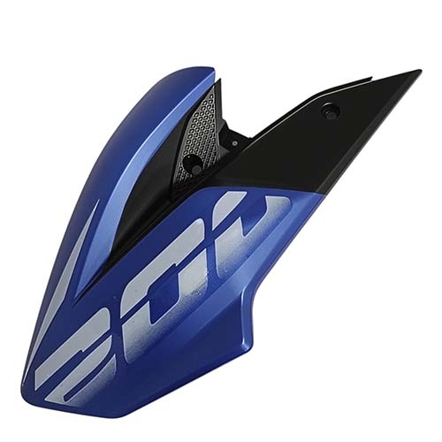 CACHA LATERAL TANQUE BAJAJ ROUSER NS200 (2024) AZUL LADO DERECHO MTC