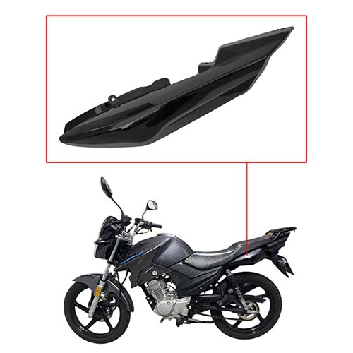 COLIN CACHA BAJO ASIENTO YAMAHA YBR 125 Z NEGRO LADO IZQUIERDO MTC