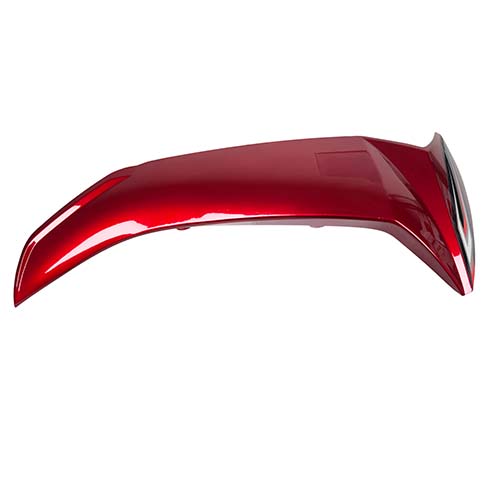 CUBRE PIERNA EXTERIOR YAMAHA NEW CRYPTON 110 ROJO LADO DERECHO (C/CALCO) MTC