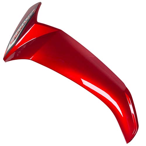 CUBRE PIERNA EXTERIOR YAMAHA NEW CRYPTON 110 ROJO LADO IZQUIERDO (C/CALCO) MTC