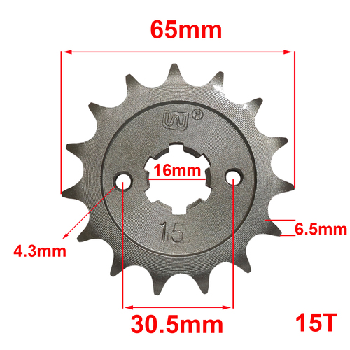 KIT TRANSMISION BAJAJ ROUSER NS160 (45/15) 428HO-134L DORADA C/ORING DOBLE DISCO STC