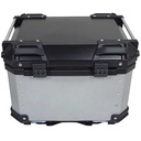 TOP CASE PORTAEQUIPAJE MEDIANO 45L 435X355X320 (PLATEADO) 20250316-45 STD