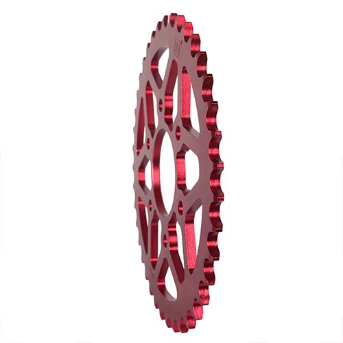 CORONA (SOLA) DE TRANSMISION ALUMINIO ROUSER 200NS ROJO 520-39T STD EXCLU