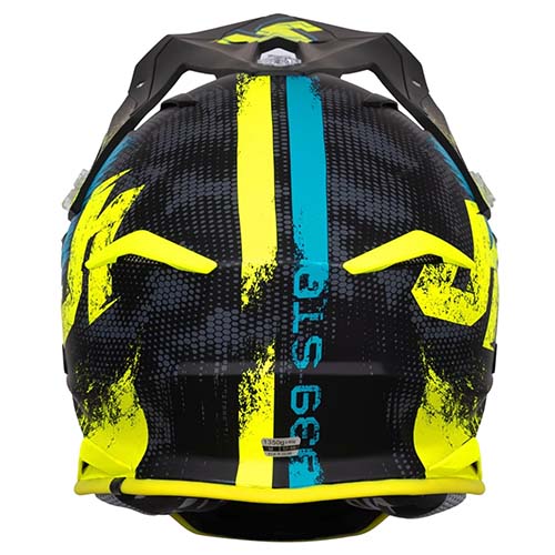 CASCO JUST1 J39 STORM BLUE FLUO YELLOW BLACK L