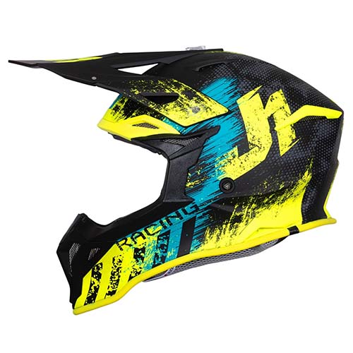 CASCO JUST1 J39 STORM BLUE FLUO YELLOW BLACK S
