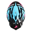 CASCO JUST1 J39 MARSHALL TEAL/BLACK/PINK MATT XXL