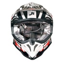 CASCO JUST1 J39 MARSHALL WHITE/RED/BLACK GLOSS M